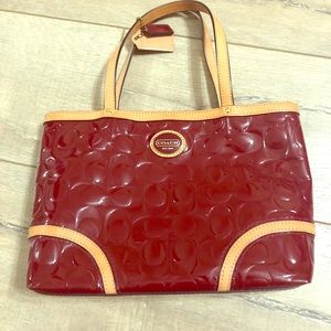 Coach Peyton Embossed Mini Tote